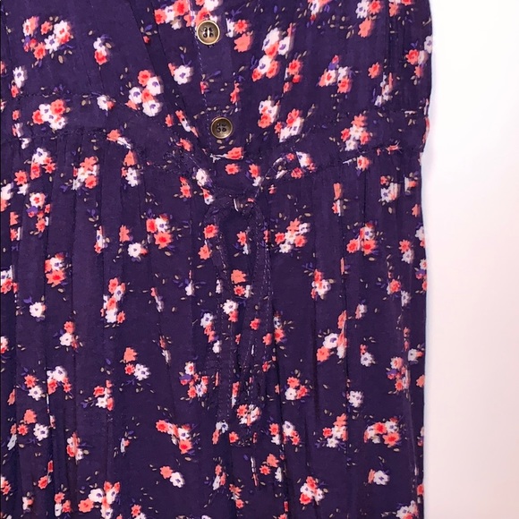 Blue Floral Summer Dress - Picture 3 of 3